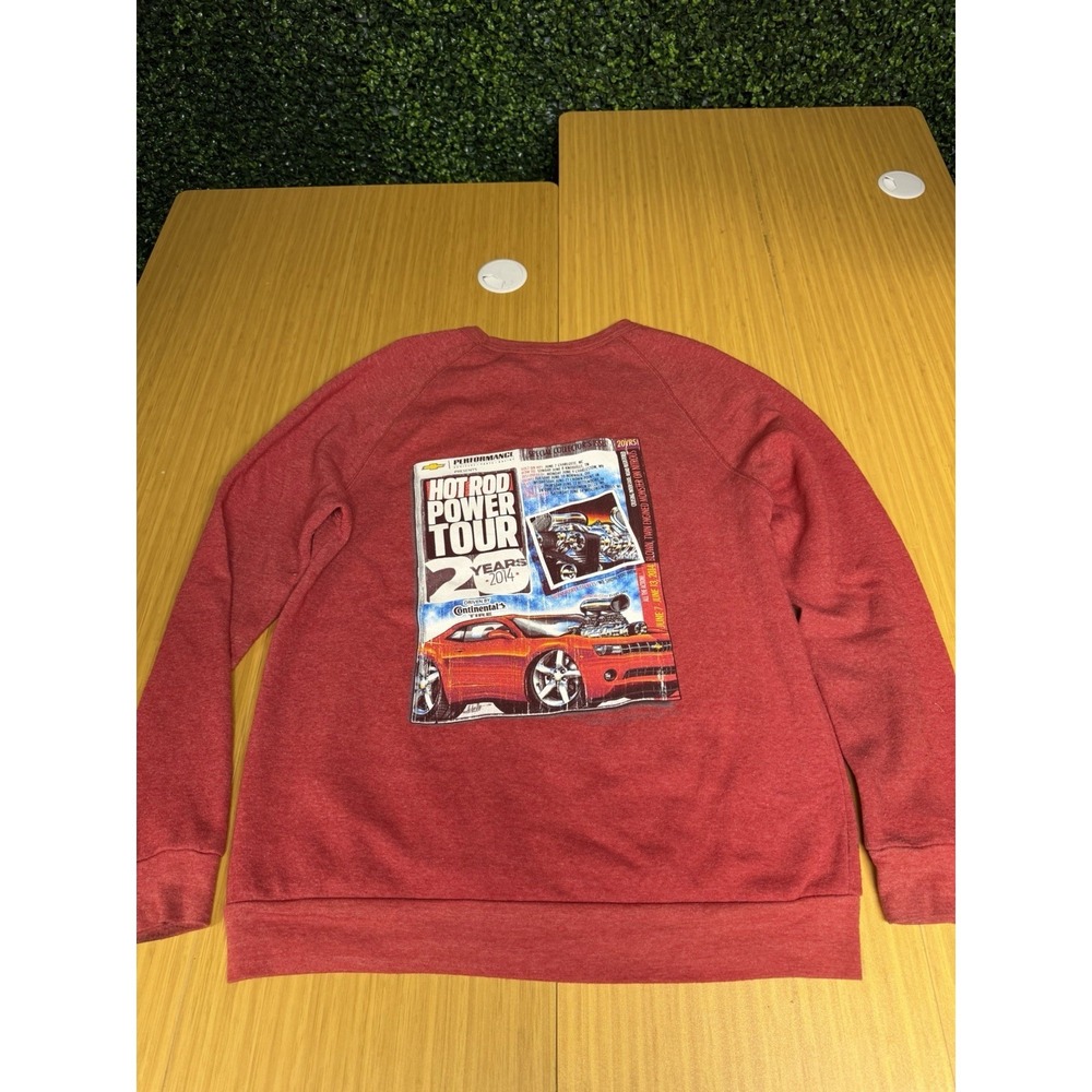 2014 Hot Rod Magazine Power Tour 20 Years Chevy GM Camaro Sweatshirt Size XL